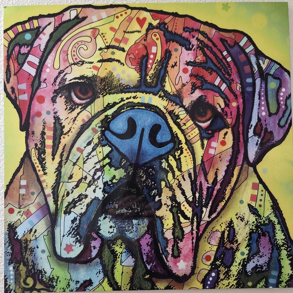 Hey Bulldog Dean Russo Dog Wall Decal